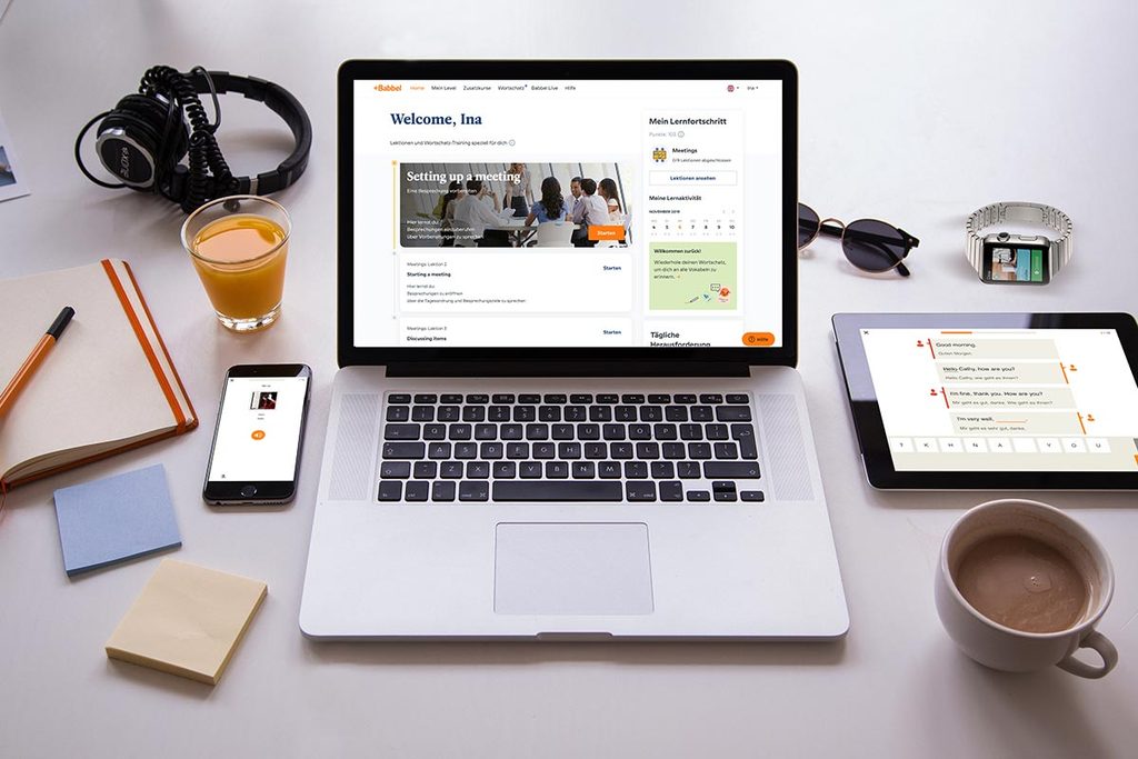Learning with Babbel while remote working