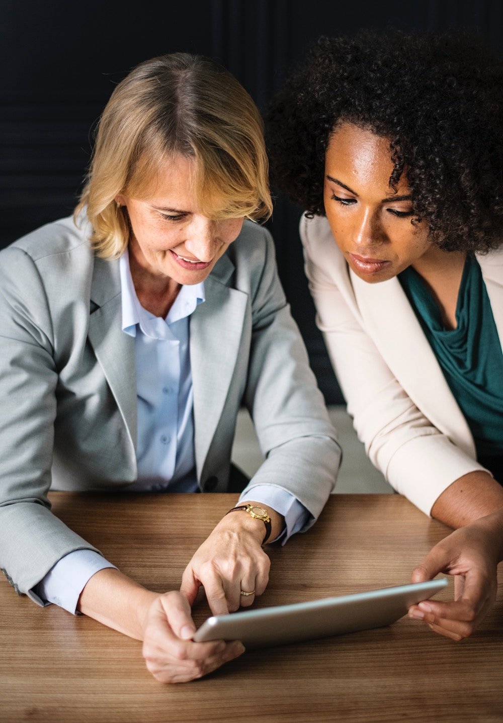 woman working together