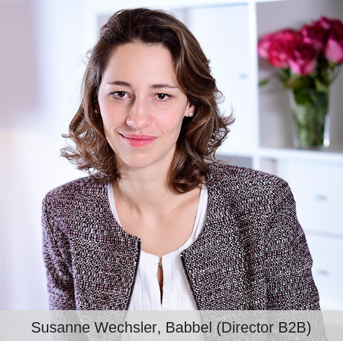 Susanne Wechsler von Babbel zum Thema Homeoffice