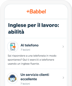 STUDIO IN AUTONOMIA babbel app