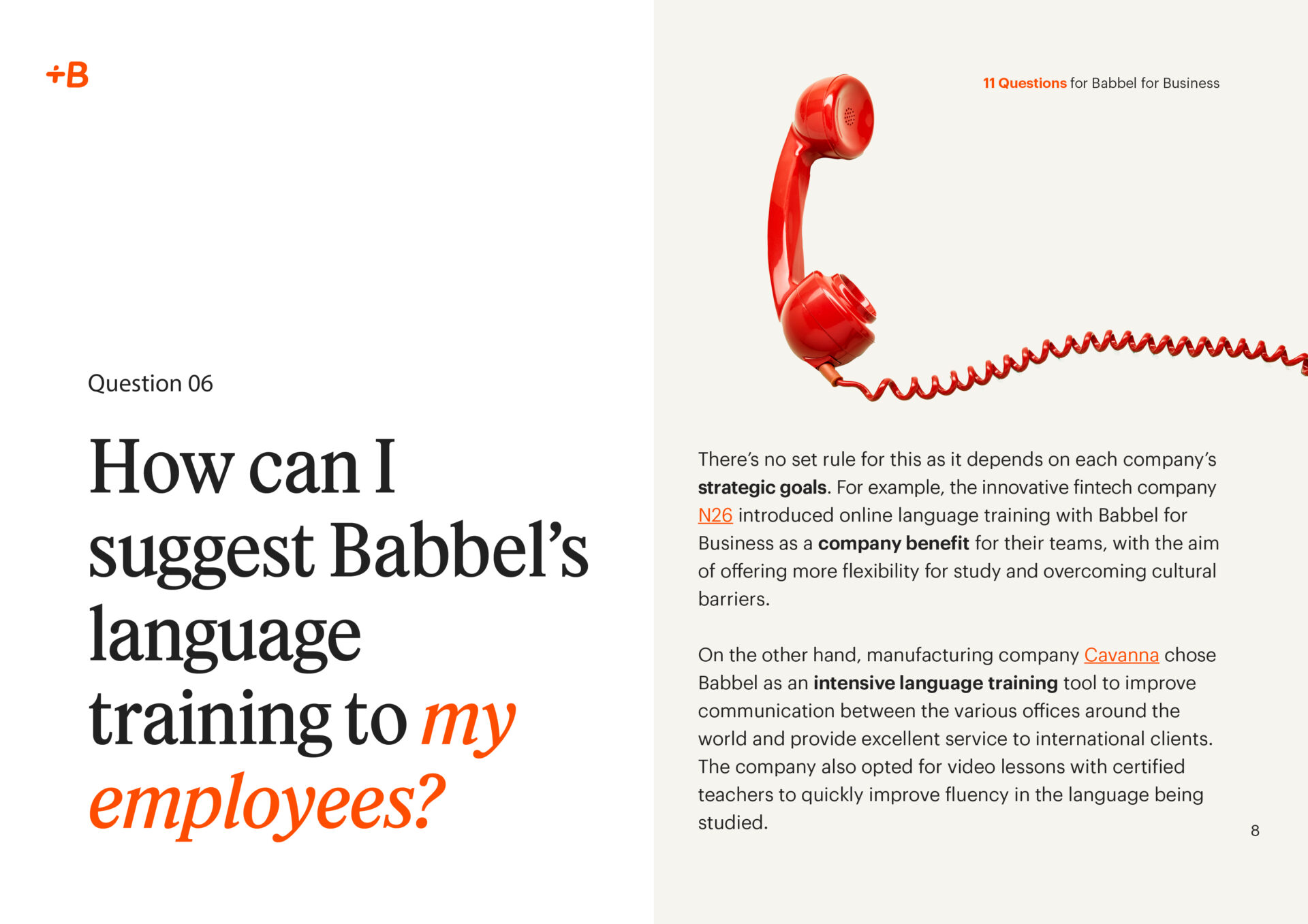 11 Questions for Babbel for Business eBook - Highlights 3