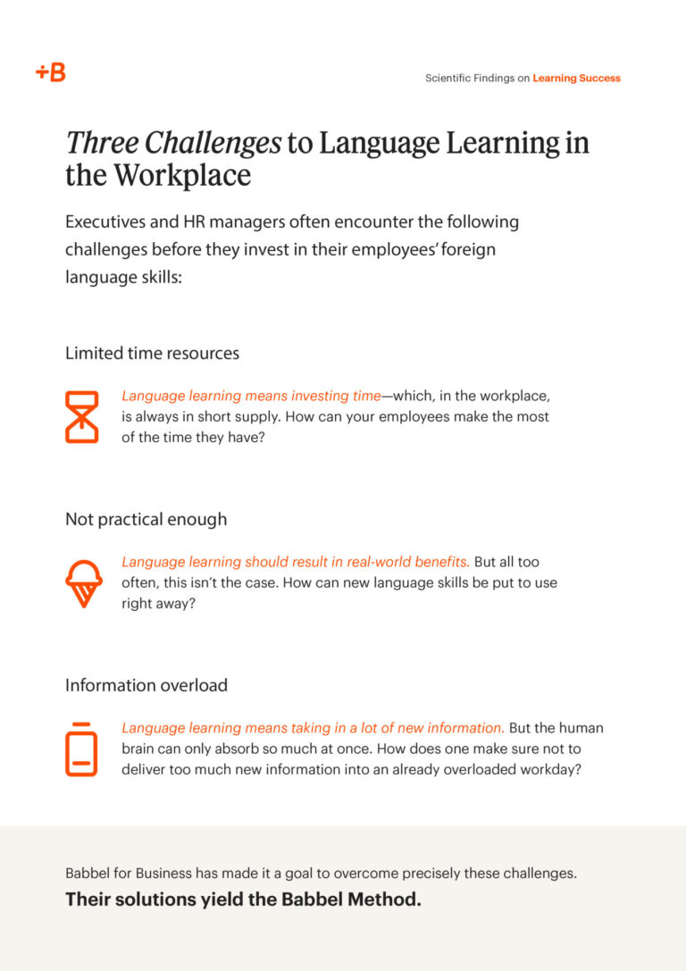 Digital Language Learning with the Babbel Method eBook - Highlights 2