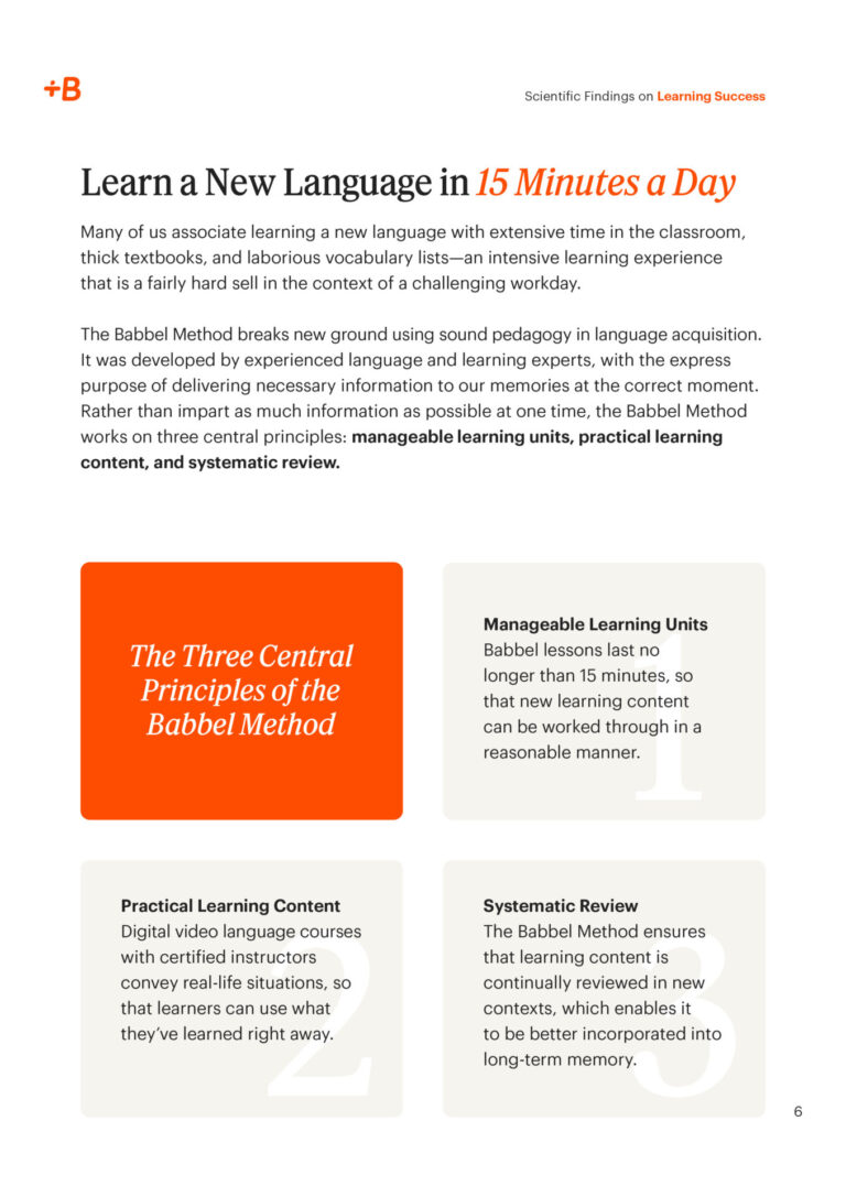 Digital Language Learning with the Babbel Method eBook - Highlights 3