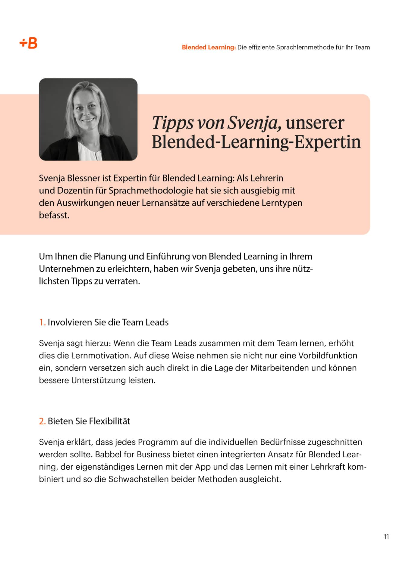 E-Book | Blended Learning | Babbel for Business