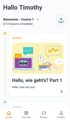 how to get learning a language with Babbel